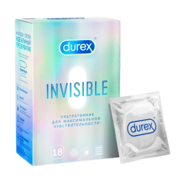 Презервативы Durex Invisible ультратонкие №18