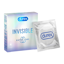 Презервативы Durex Extra Lube Invisible ультратонкие №3