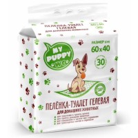 Пеленка-туалет My Puppy WC впитывающая одноразовая 60*40 д/животных с суперабсорбентом №30 шт