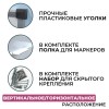 Доска магнитно-маркерная 45x60 см лаковое покрытие Attache Economy Ultra Black