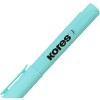 Текстовыделитель Kores High Liner Plus Pastel бирюзовый (толщина линии 0.5-5 мм)