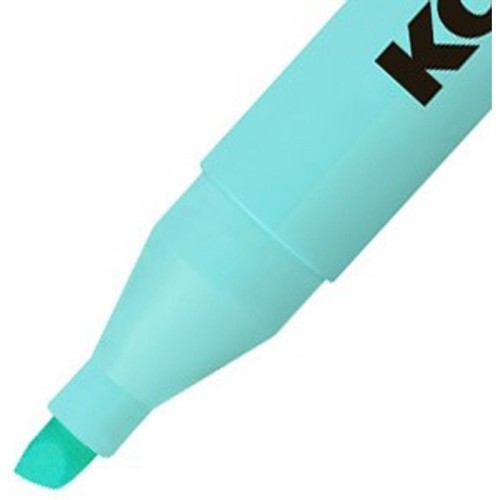 Текстовыделитель Kores High Liner Plus Pastel бирюзовый (толщина линии 0.5-5 мм)