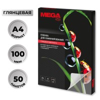 Пленка-пакет для ламинирования ProMega office 216x303 мм (А4) 100 мкм глянцевая (50 штук в упаковке)