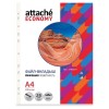 Файл-вкладыш Attache Economy A4 25 мкм прозрачный рифленый 100 штук в упаковке