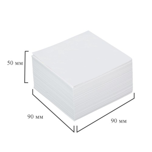 Блок для записей Attache 90x90x50 мм белый (плотность 80 г/кв.м)