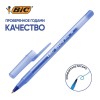 Ручка шариковая неавтоматическая Bic Round Stic синяя (толщина линии 0.32 мм)