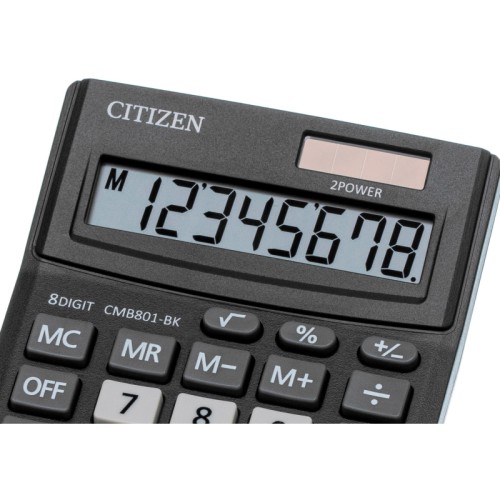 Калькулятор настольный Citizen Business Line CMB801-BK 8-разрядный черный 137x102x31 мм