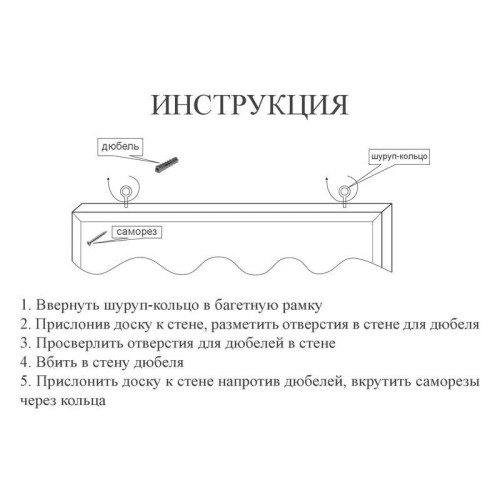 Доска пробковая 45х60 см Attache Economy деревянная рама