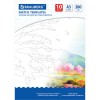 Папка для акварели С ЭСКИЗОМ, БОЛЬШАЯ А3, 10 л., 200 г/м2, 297х420 мм, BRAUBERG, 110065, 111065