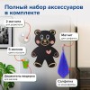 Доска на холодильник магнитно-меловая 30х40 см "Teddy Bear" с набором аксессуаров, BRAUBERG, 237841