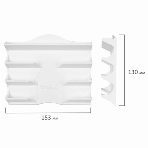 Держатель магнитный для 4 маркеров для доски (130х152 мм), BRAUBERG "Standard", 237092