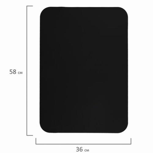 Доска на холодильник магнитно-меловая 58х36 см с мелками, магнитом и салфеткой, BRAUBERG, 237845