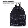 Рюкзак BRAUBERG СИТИ-ФОРМАТ универсальный, "Black marble", черный, 41х32х14 см, 270790