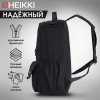 Рюкзак HEIKKI EDITION (ХЕЙКИ) универсальный, 6 карманов, черный, 42х30х14 см, 272540