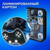 Пенал ПИФАГОР, 1 отделение, ламинированный картон, 19х11 см, "Press play", 272242