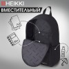 Рюкзак HEIKKI POSITIVE (ХЕЙКИ) универсальный, карман-антивор, Black, 42х28х14 см, 272551