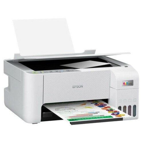 МФУ струйное EPSON L3256 "3 в 1", А4, 33 стр./мин, 5760x1440, Wi-Fi, СНПЧ, белый корпус, C11CJ67524