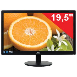 Монитор AOC E2070SWN (/01), 19,5" (50 см), 1600x900, 16:9, TN+film, 5 мс, 200 cd, VGA, черный