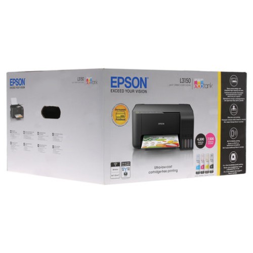 МФУ струйное EPSON L3150 "3 в 1" А4, 33 стр./мин, 5760x1440, Wi-Fi, СНПЧ, C11CG86409