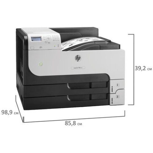 Принтер лазерный HP LaserJet Enterprise M712dn, А3, 41 стр./мин, 100 000 стр./мес., ДУПЛЕКС, сетевая карта, CF236A