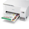 МФУ струйное EPSON L3256 "3 в 1", А4, 33 стр./мин, 5760x1440, Wi-Fi, СНПЧ, белый корпус, C11CJ67524