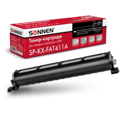 Тонер-картридж SONNEN (SP-KXFAT411A) для PANASONIC KX-MB1900/2000/2020/2030, ВЫСШЕЕ КАЧЕСТВО, ресурс 2000 стр., 321056