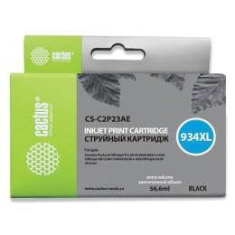 Картридж струйный CACTUS (CS-C2P23AE) для HP Officejet Pro 6830/6230, черный