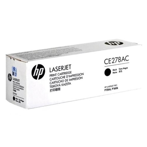 Картридж лазерный HP (CE278A) LaserJet P1566/1606DN и другие, №78А, оригинальный, ресурс 2100 стр.