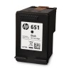 Картридж струйный HP (С2P10AE) Ink Advantage 5575/5645/OfficeJet 202, №651, черный, оригинальный, ресурс 600 стр., C2P10AE