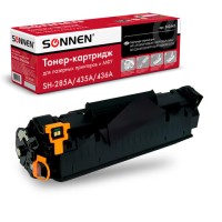 Картридж лазерный SONNEN (SH-CE285A/CB435A/CB436A) для HP LJ P1002/1504/1102/M1212, ВЫСШЕЕ КАЧЕСТВО, ресурс 2000 страниц, 362442