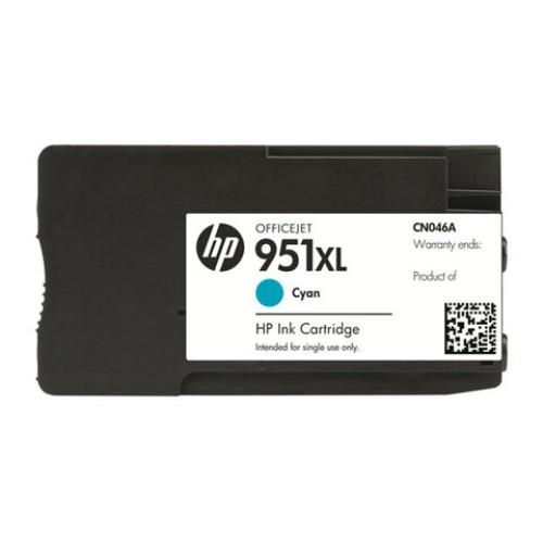 Картридж струйный HP (CN046AE) OfficeJet 8100/8600 №951XL, голубой, оригинальный