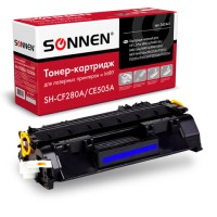 Картридж лазерный SONNEN (SH-CF280A/CE505A) для HP LJ M401/425/P2035/2055, ВЫСШЕЕ КАЧЕСТВО, ресурс 2300 стр., 362441