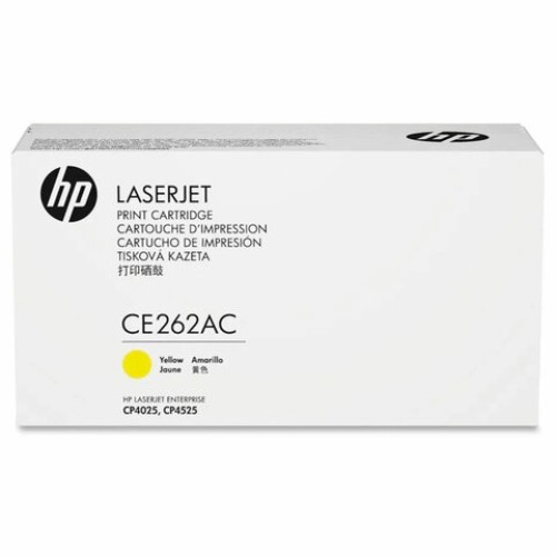 Картридж лазерный HP (CE262A) ColorLaserJet CP4025/4525, №647A, желтый, оригинальный, ресурс 11000 страниц