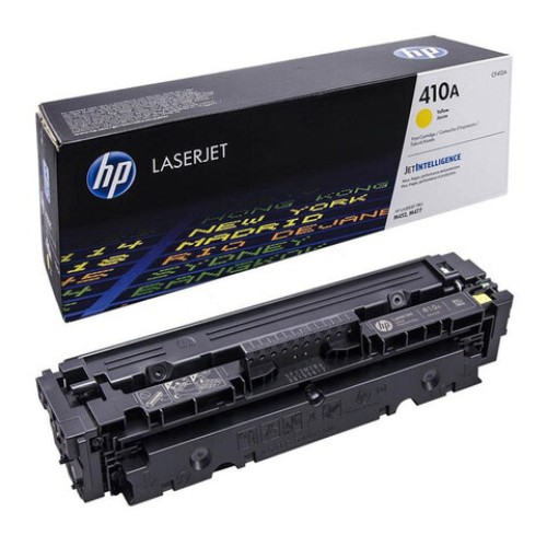 Картридж лазерный HP (CF412A) LaserJet Pro M477/M452, №410A, желтый, оригинальный, ресурс 2300 страниц