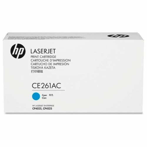 Картридж лазерный HP (CE261A) ColorLaserJet CP4025/4525, №647A, голубой, оригинальный, ресурс 11000 страниц