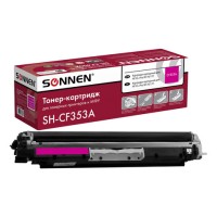 Картридж лазерный SONNEN (SH-CF353A) для HP CLJ Pro M176/177 ВЫСШЕЕ КАЧЕСТВО, пурпурный, 1000 страниц, 363953