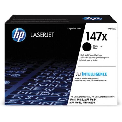 Картридж лазерный HP (W1470X) LaserJet M611dn/M612dn/M635/M636, №147X, оригинальный, ресурс 25000 страниц