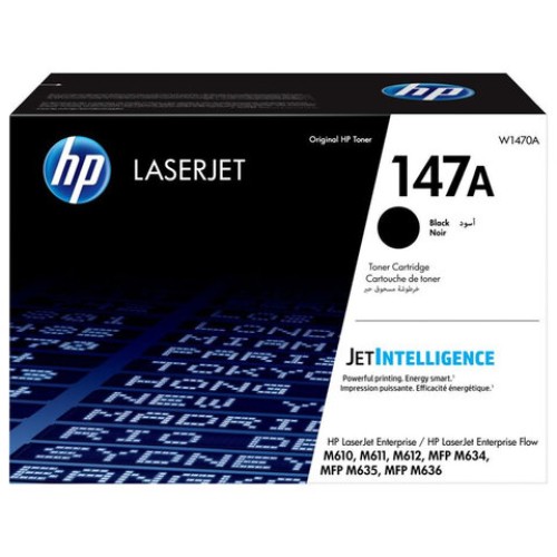 Картридж лазерный HP (W1470A) LaserJet M611dn/M612dn/M635/M636, №147A, оригинальный, ресурс 10500 страниц