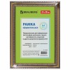 Рамка 21х30 см, пластик, багет 30 мм, BRAUBERG "HIT4", золото, стекло, 391000