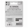 Батарейки КОМПЛЕКТ 4 шт., SONNEN Alkaline, AAA (LR03, 24А), алкалиновые, мизинчиковые, в блистере, 451088