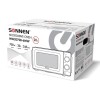 Микроволновая печь SONNEN MW2070B-6MW, 20 л, 700 Вт, таймер, механическое управление, белая, 454651