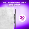 Кронштейн-крепление для ТВ настенный, до 45 кг. VESA 100х100-200х200, 23"-43", черный, SONNEN, 455948