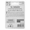 Батарейки КОМПЛЕКТ 2 шт., SONNEN Super Alkaline, AAA (LR03, 24А), алкалиновые, мизинчиковые, блистер, 451095