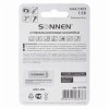 Батарейки КОМПЛЕКТ 4 шт., SONNEN Super Alkaline, AAA (LR03, 24А), алкалиновые, мизинчиковые, в блистере, 451096