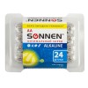 Батарейки КОМПЛЕКТ 24 шт., SONNEN Alkaline, АА(LR6, 15А), алкалиновые, пальчиковые, короб, 455095