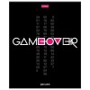 Тетрадь А5, 80 л., HATBER скоба, клетка, обложка картон, "Game over" (5 видов), 80Т5В1