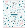 Тетрадь А5, 96 л., BRAUBERG, скоба, клетка, TWIN-лак, "Natura Terrazzo", 404431