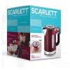 Чайник SCARLETT SC-EK21S78, 1,7 л, 2200 Вт, закрытый нагревательный элемент, ТЕРМОРЕГУЛЯТОР, сталь, бордовый