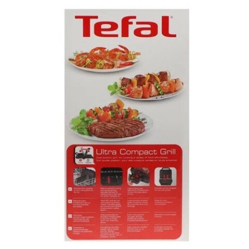 Электрогриль TEFAL GC305816, 2000 Вт, съемные панели, регулировка температуры, черный, 1500636334