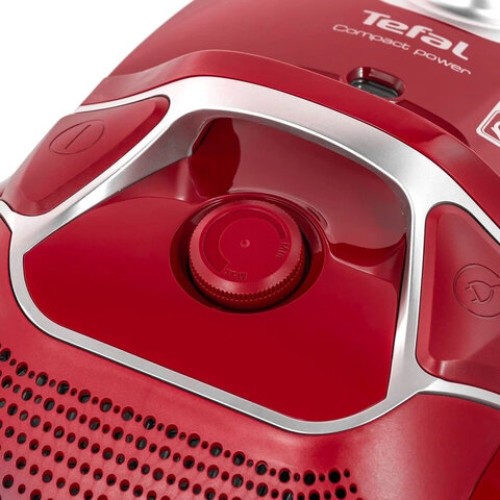 Пылесос TEFAL Compact Power TW3953EA, с пылесборником, потребляемая мощность 750 Вт, красный, 2211400166